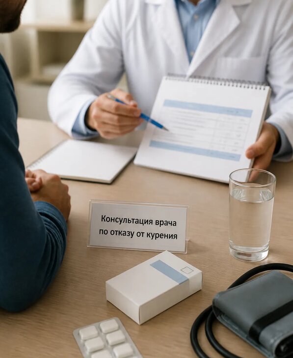 Консультация врача по отказу от курения для взрослых в Анжере-Судженске